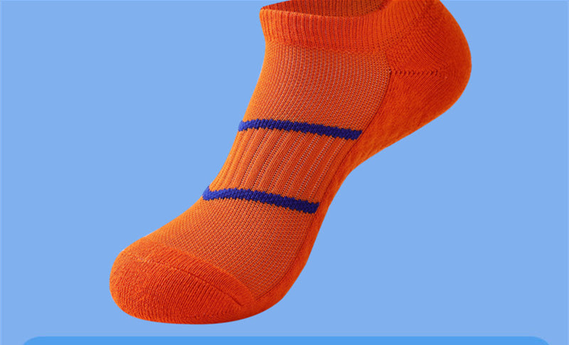 Calcetines deportivos de color liso con parte inferior de toalla para hombre