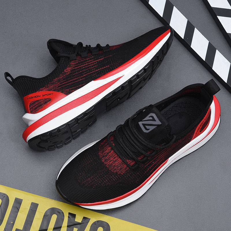 Trend Wild Casual Running Soft Bottom Breathable Lightweight Vibration Shoes Men