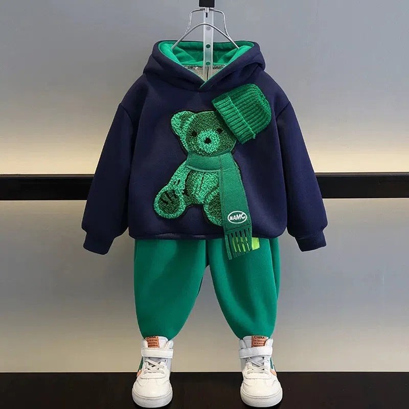 Boys' And Girls' Suit Fashionable Children's Clothing Spring And Autumn Sports Sweater