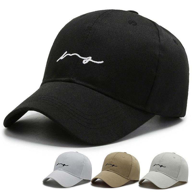 Casual Sunshade Letter Curved Brim Hat