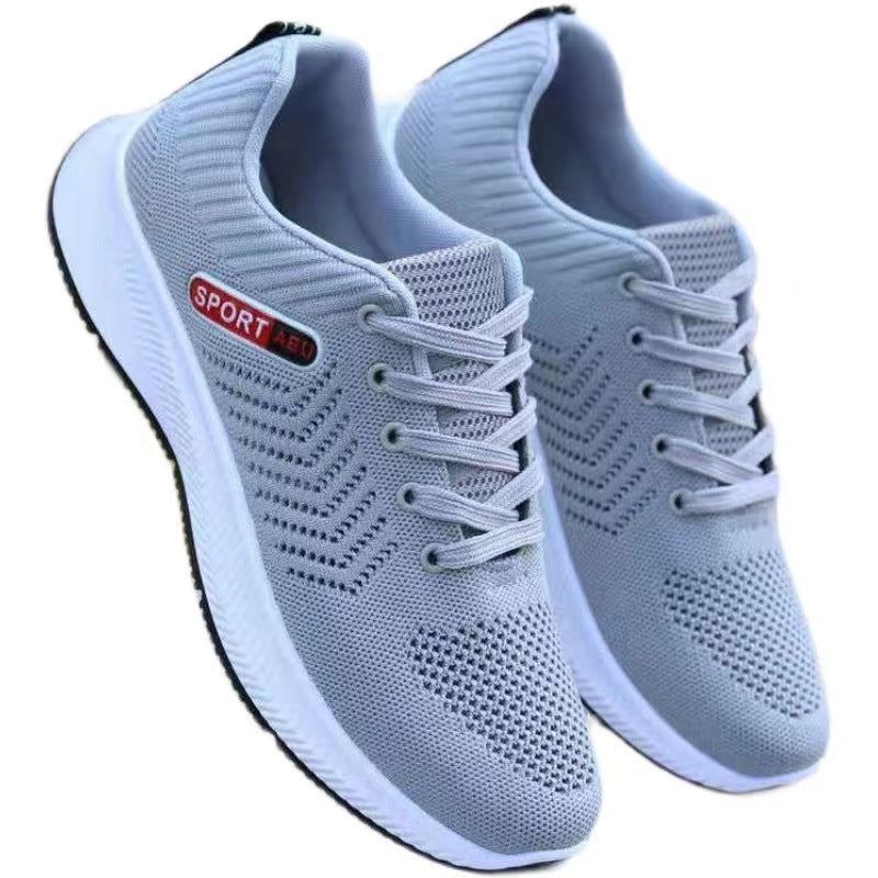 Men's Fly Woven Mesh Fashionable All-match Breathable Casual Shoes