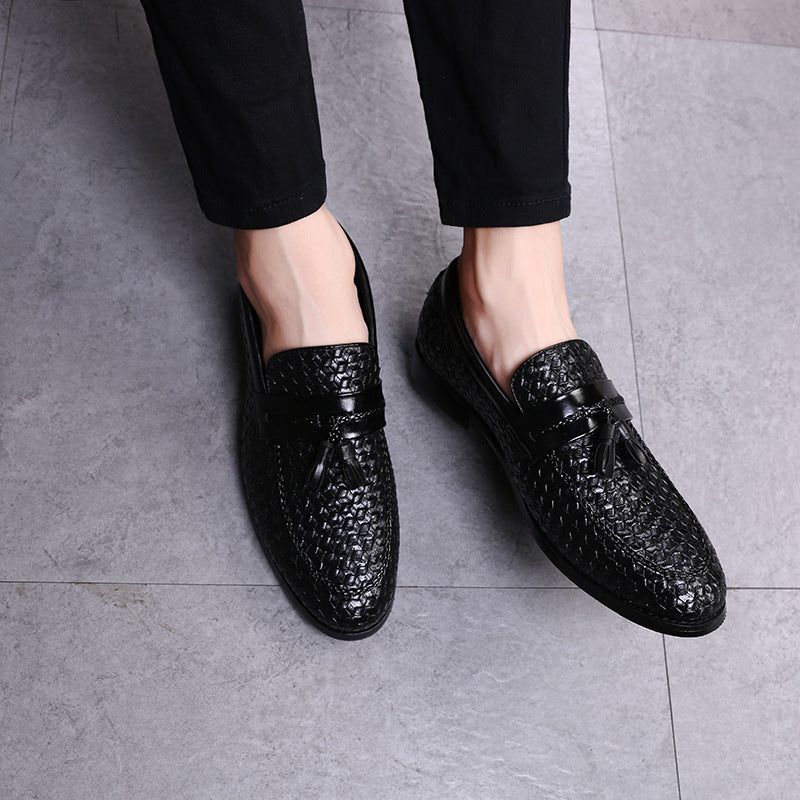 Tassel Fashion Shoes Rubber Sole Large Men's Shoes