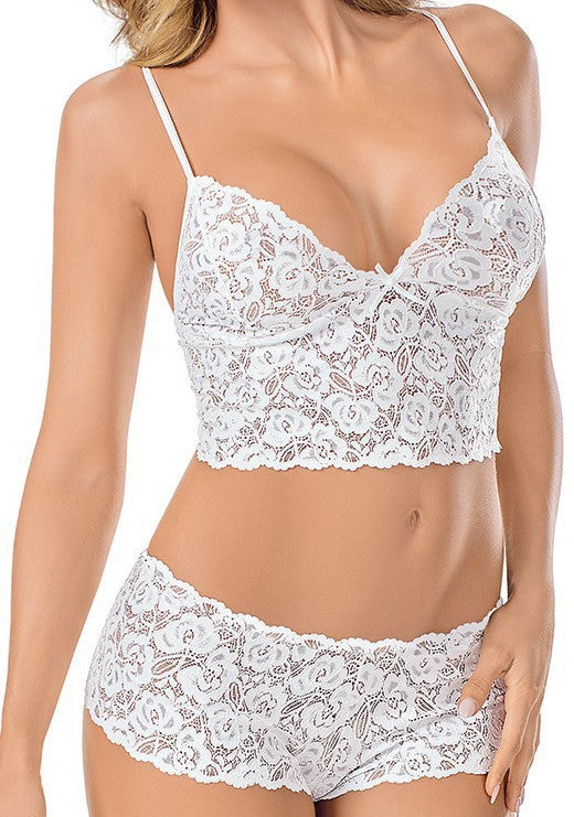 Lace lingerie Fabric Name: Lace Main fabric composition: spandex The content of the main fabric component: 78 (%) Applicable gender: female Style details; lace Role playing: Cute girl type Error range: 0.1 Color: white, red, black Size: S, M, L, XL, XXL,