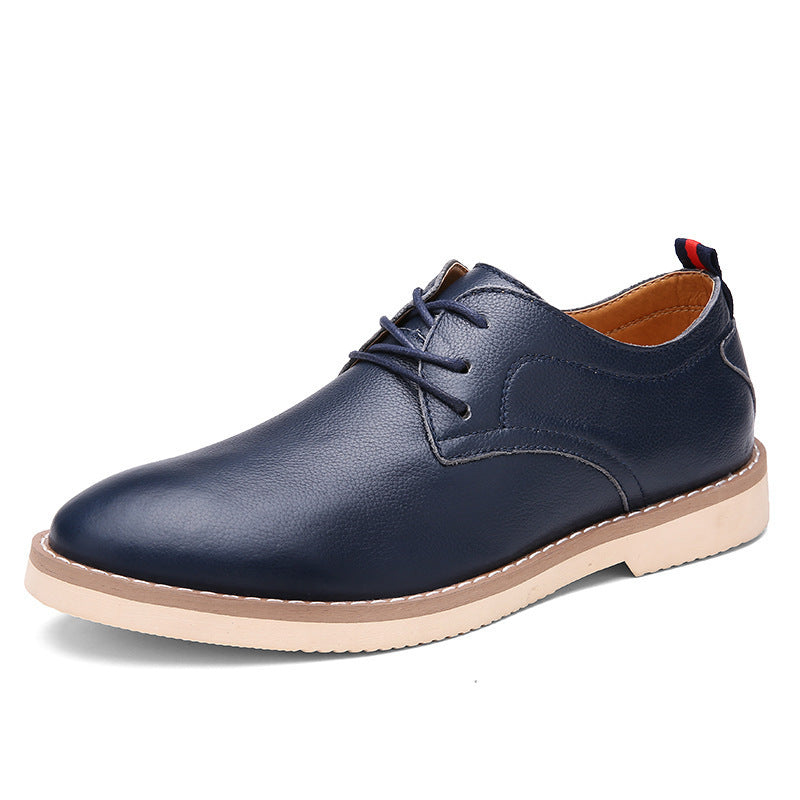 Men's leather shoes casual shoes