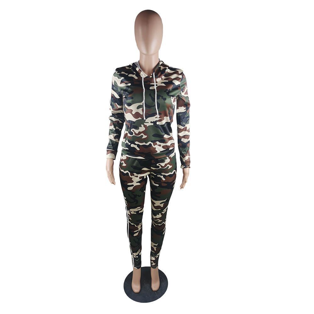 Camouflage casual suit