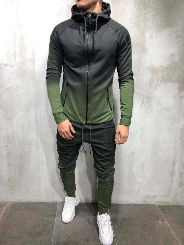 Men's suit sports style gradient