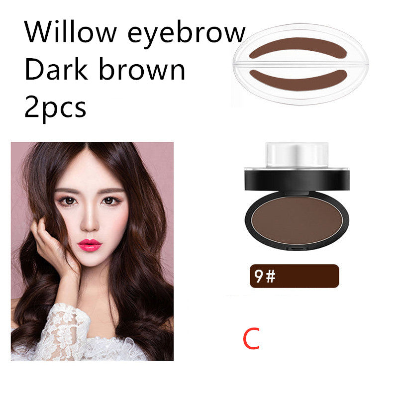 Lazy seal eyebrow powder waterproof and sweat for beginners