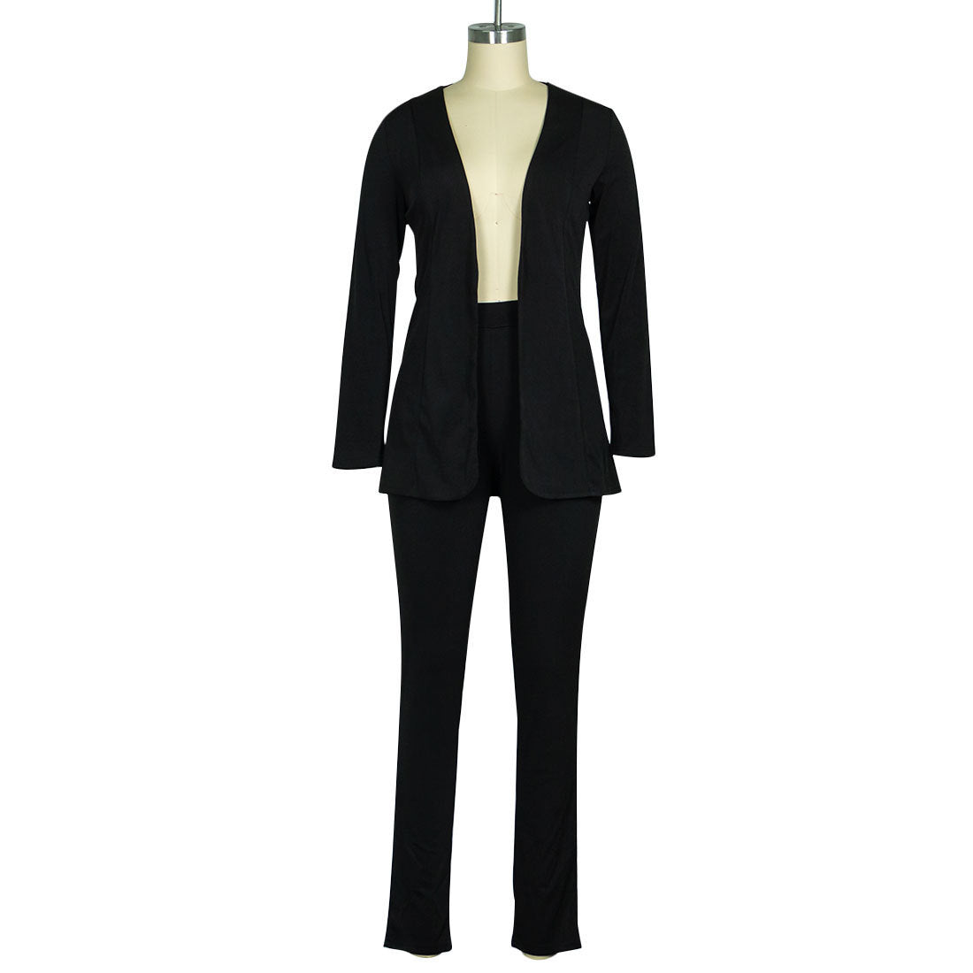 Pure color suit casual wear two-piece suit