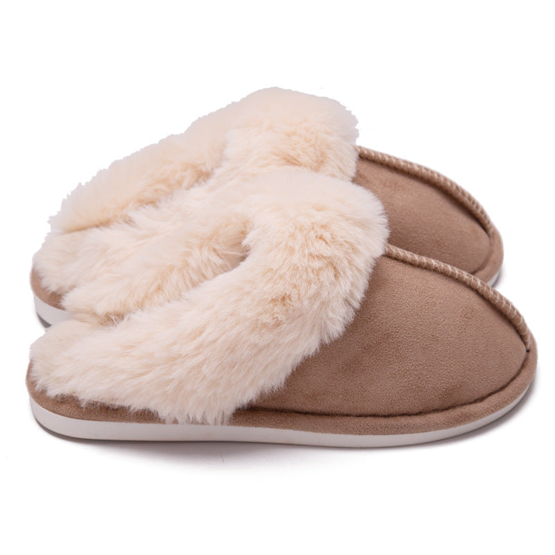 Home Indoor And Outdoor Warm Velvet Slippers