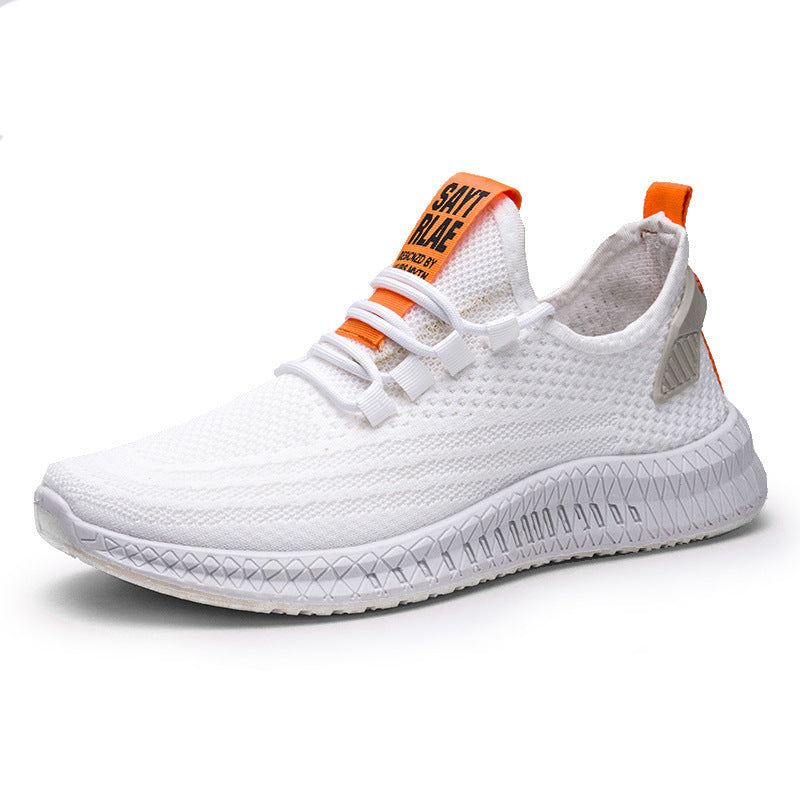 Flying woven breathable mesh casual shoes