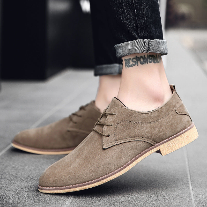 Trendy men's shoes British style students