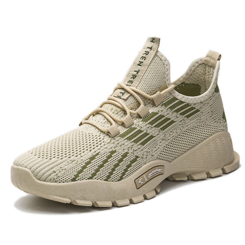 Flying woven breathable casual shoes