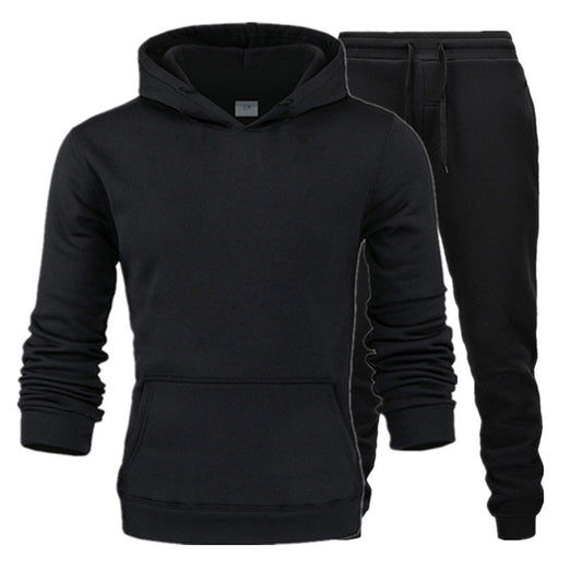 New Casual Suit Men And Women Sports Two-Piece Hooded Sports Sweater