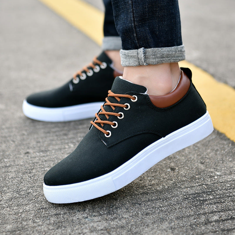 Canvas shoes Korean version of cloth shoes sports casual shoes student trend flat shoes