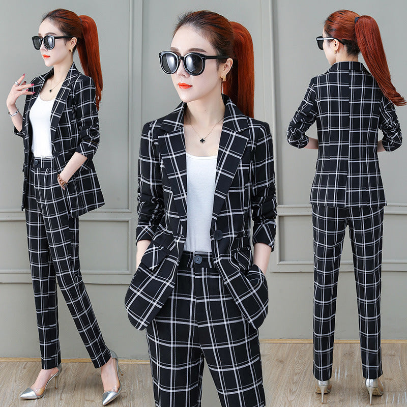 Plaid suit