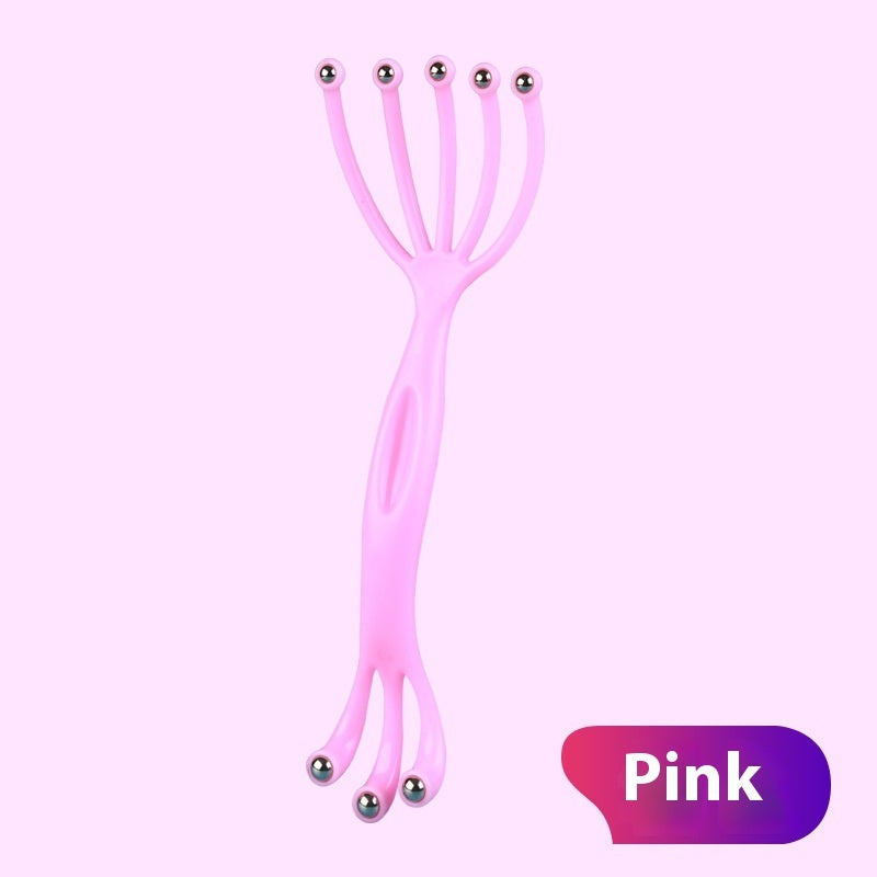 Manual 12-claw Rotating Ball Scalp Massager