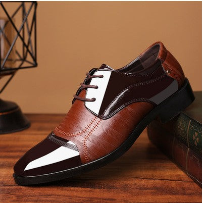 Men's Business Formal Wear Casual British Leather Shoes