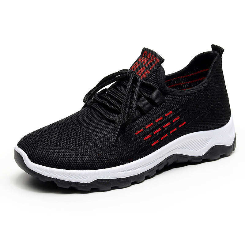 Spring Breathable Flying Woven Sports Shoes