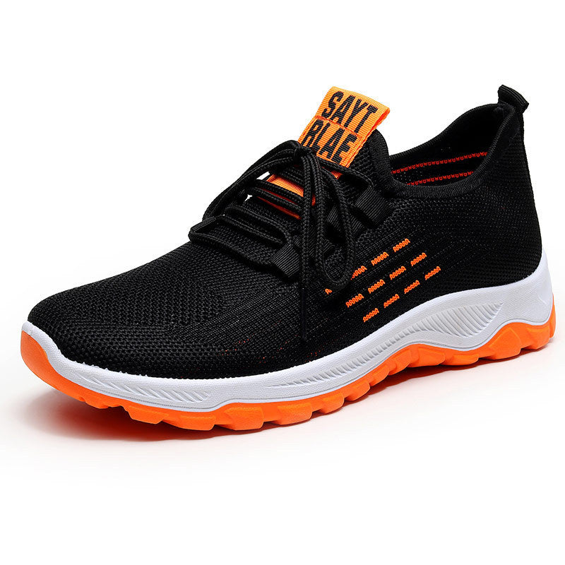 Spring Breathable Flying Woven Sports Shoes