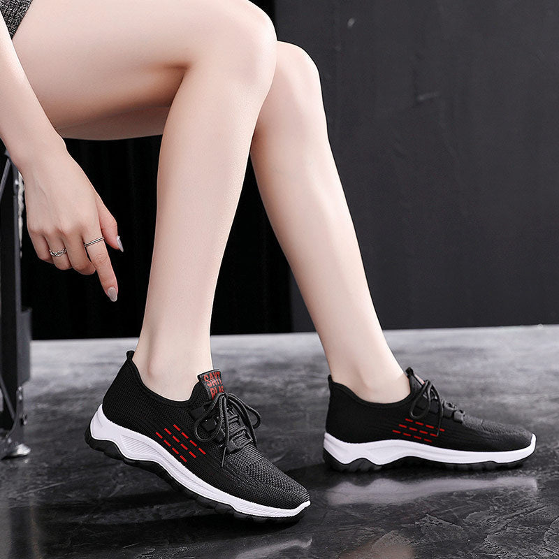 Spring Breathable Flying Woven Sports Shoes