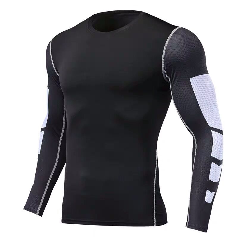 Men's Two-Piece Tights Long Sleeve Sports Suit