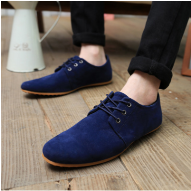 Summer New Lace Up Breathable Leather Shoes