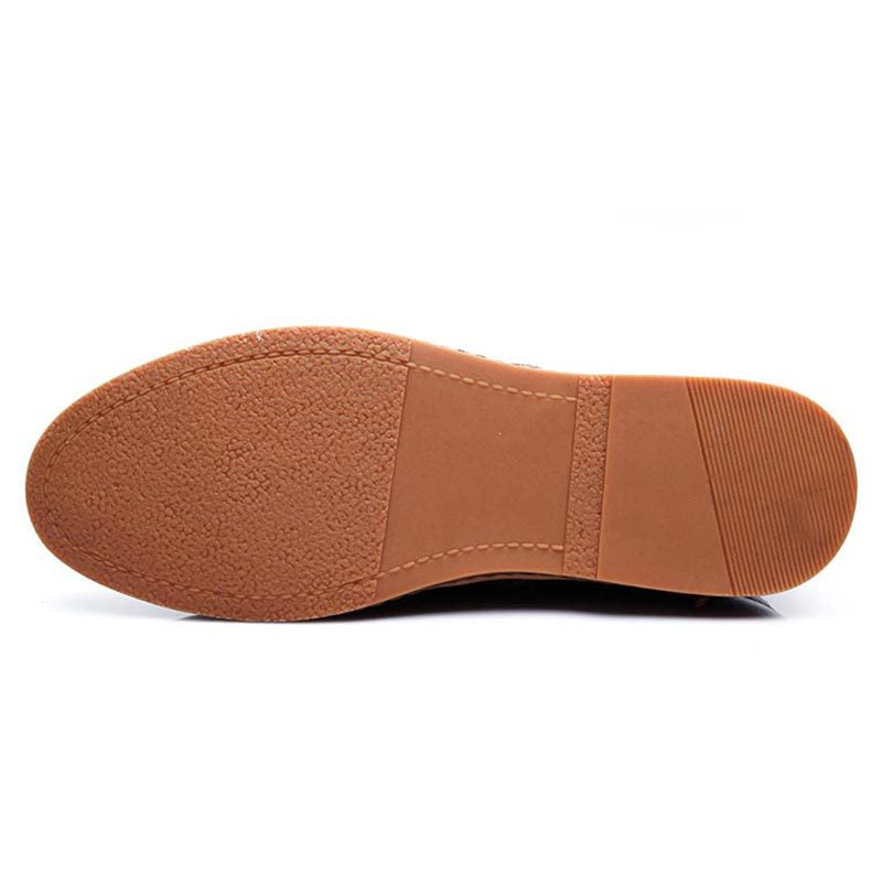 Men's Casual Leather Shoes Business Soft Sole Round Toe