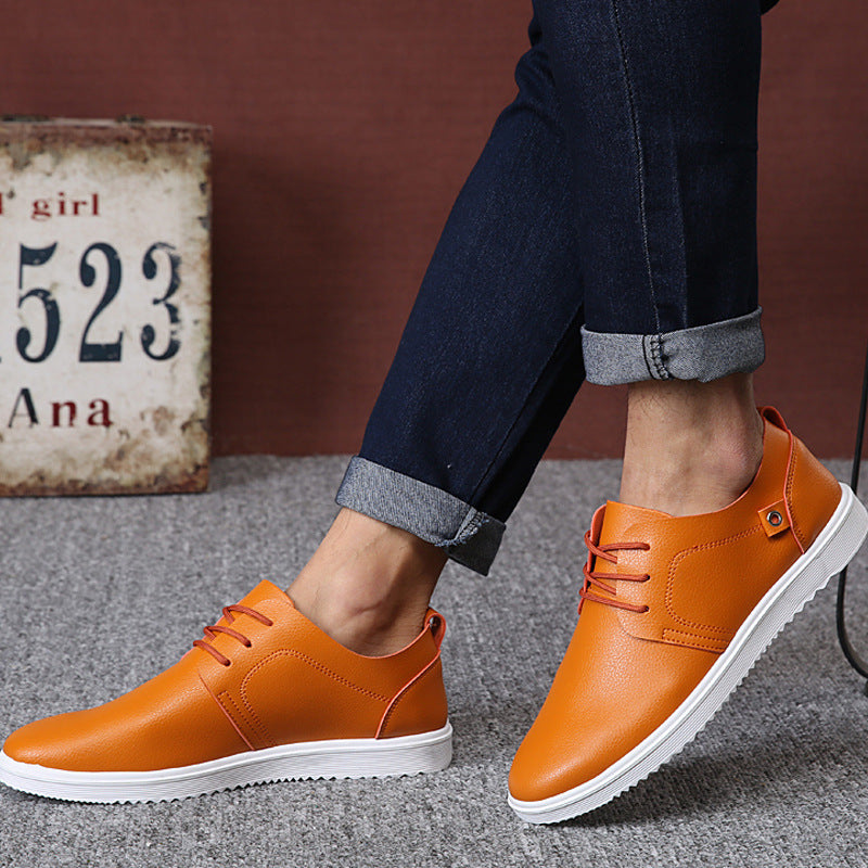 Men's Breathable All-Match Casual Leather Shoes