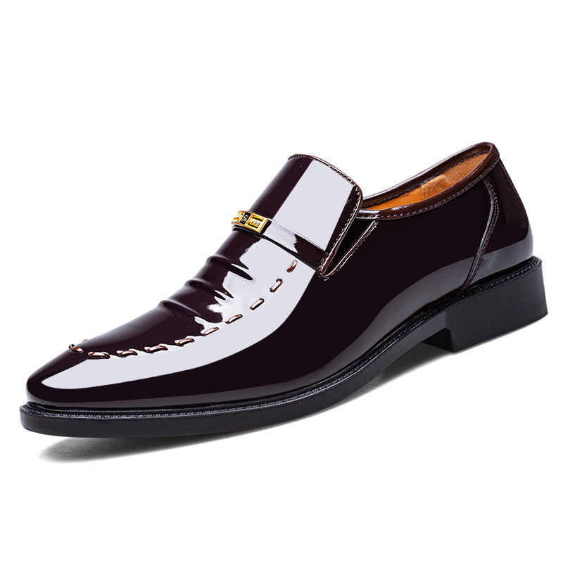 Leather Shoes Men's Breathable Korean Shoes Business Suits Low-top Shoes