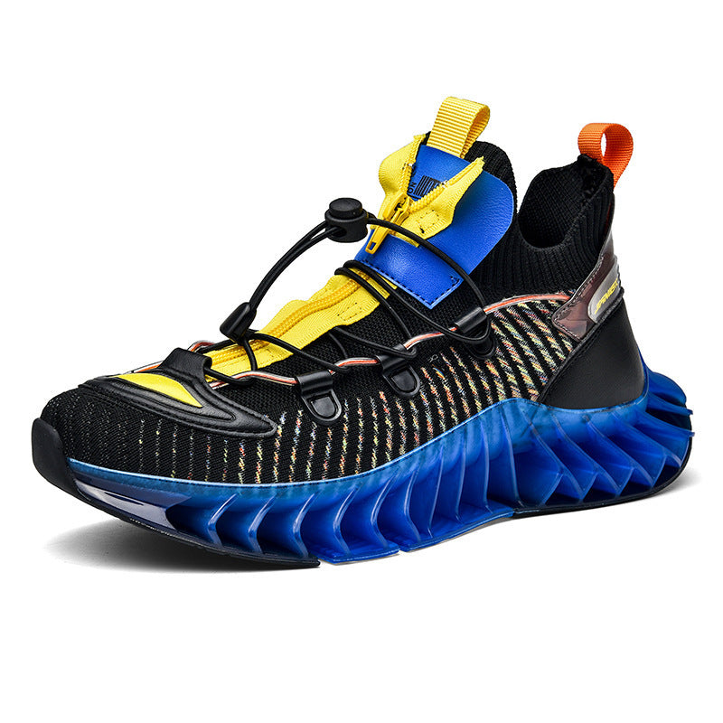 One Generation Blade Warrior Men's Shoes Spring New Running Shoes Flying Woven Sports Casual Shoes Men's Trendy Shoes