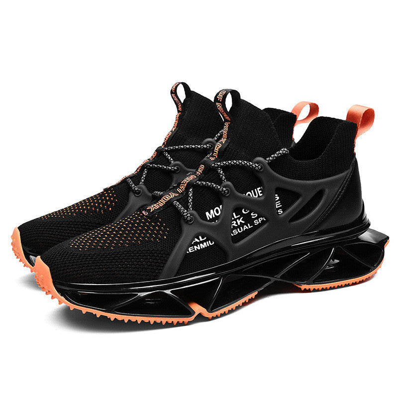 Fluorescent Sports Shock Absorption Running Shoes Spring Shoes Running Shoes