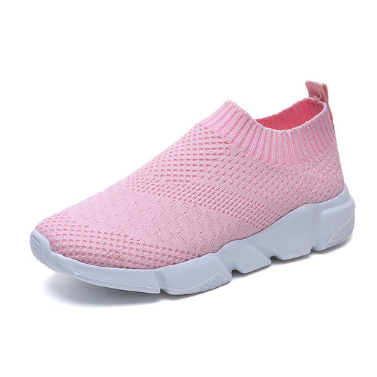 New Low-Top Stretch Socks Shoes Women Korean Casual Thick-Soled High-Top Couple Sports Shoes Women