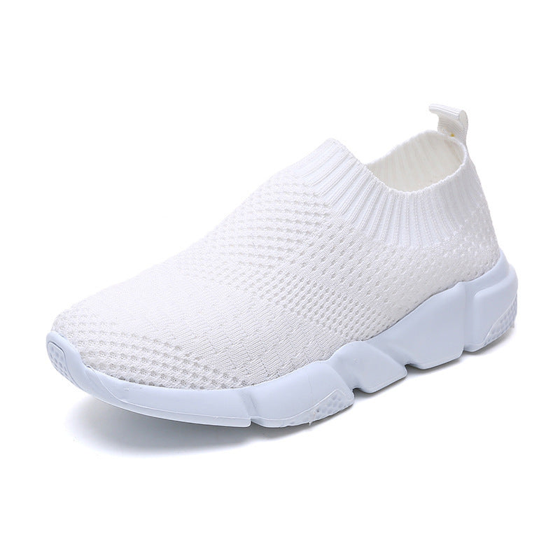 New Low-Top Stretch Socks Shoes Women Korean Casual Thick-Soled High-Top Couple Sports Shoes Women