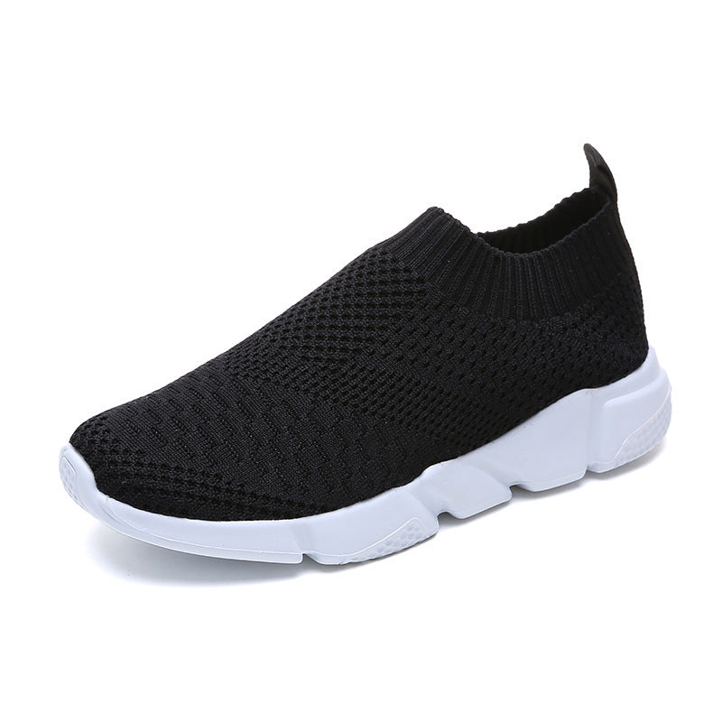 New Low-Top Stretch Socks Shoes Women Korean Casual Thick-Soled High-Top Couple Sports Shoes Women