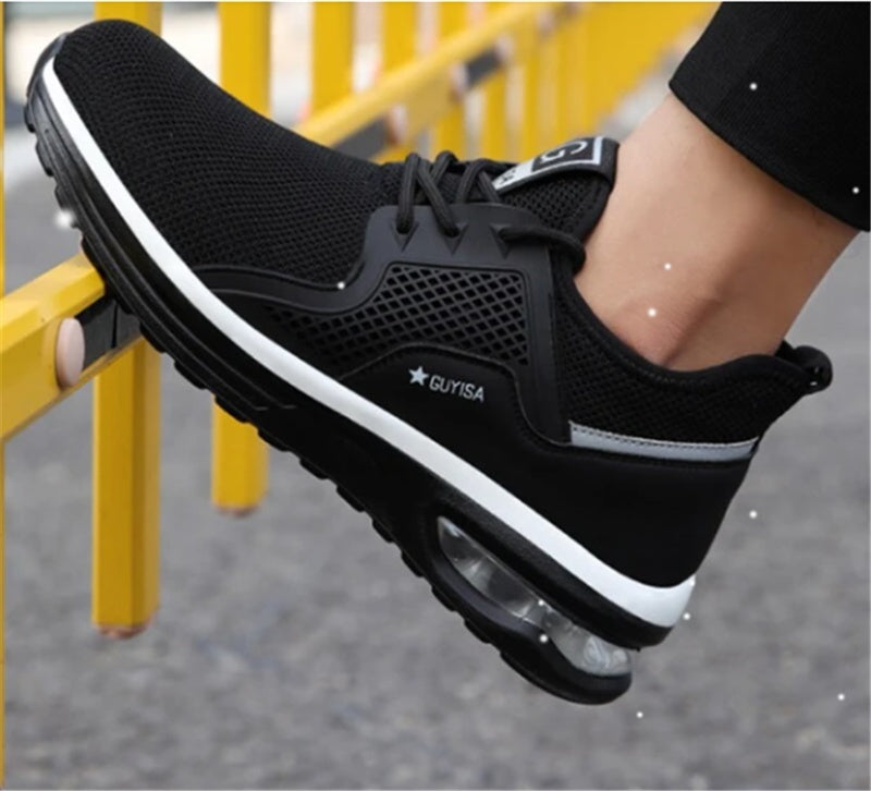 Safety Shoes Anti-smashing And Anti-piercing Flying Woven Safety Shoes