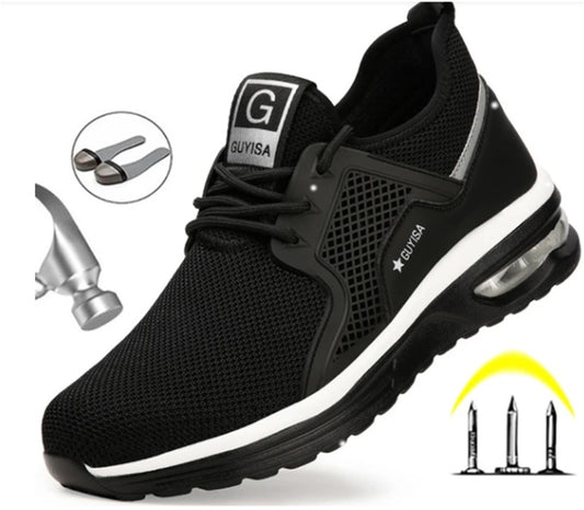 Safety Shoes Anti-smashing And Anti-piercing Flying Woven Safety Shoes