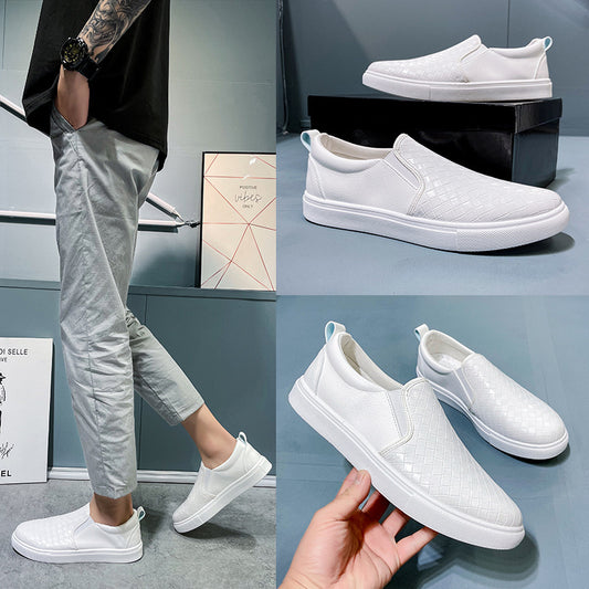 Large Men's Casual Shoes Board Woven Shoes