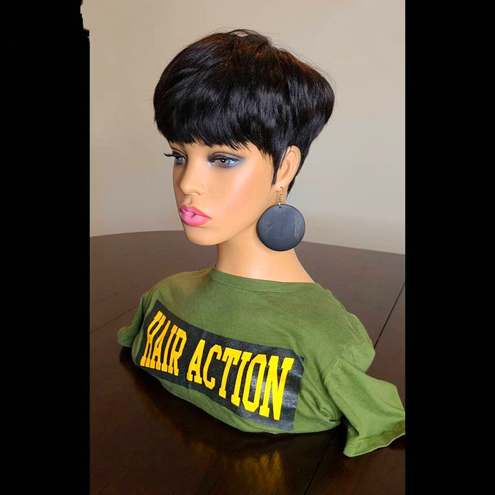 Wigs Female European And American Wig Short Hair Wig Short Straight Hair Bob Hair Wig