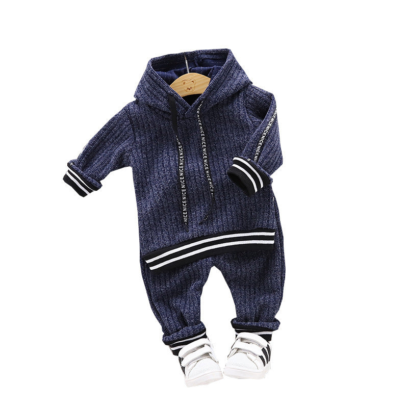 Autumn And Winter New Baby Knitted Sweater Suit