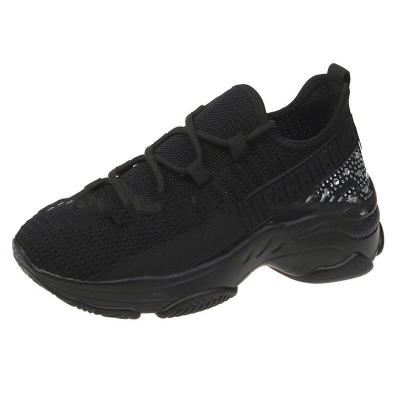 Flying Woven Shoes Women'S Women'S Shoes Casual Mesh Breathable Sports Running Shoes