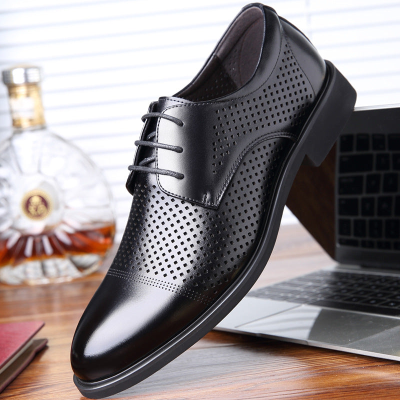 New Large Size Leather Shoes Men's Formal Business Leather Shoes