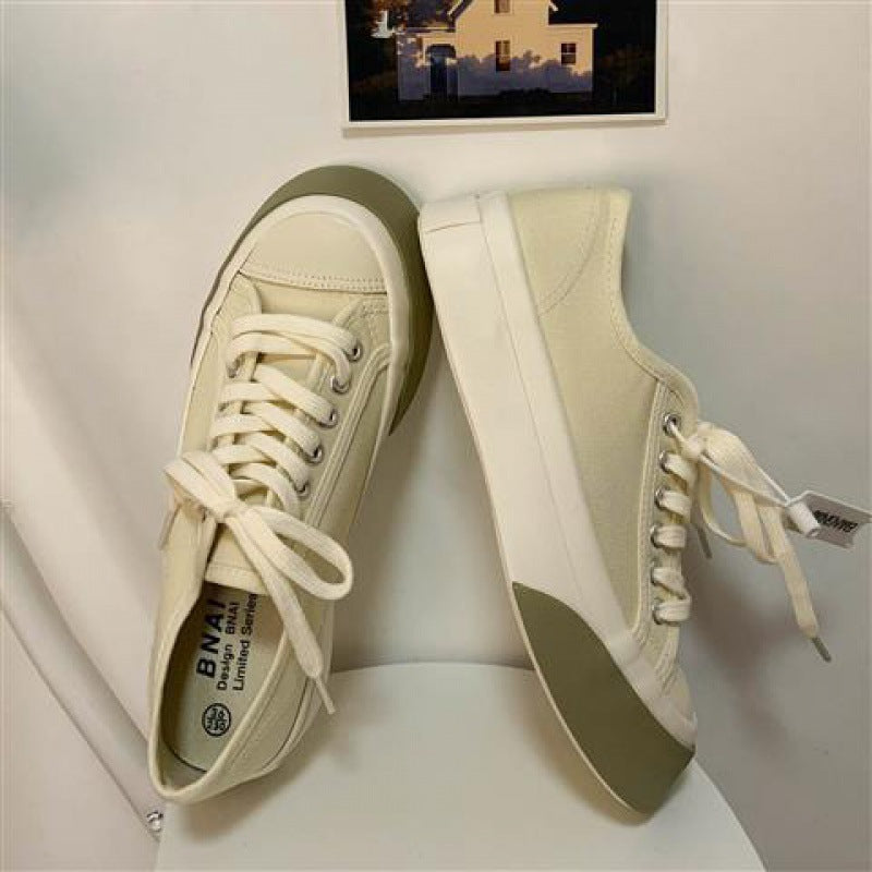 Niche Design Sense Versatile Canvas Shoes Salt Shoes