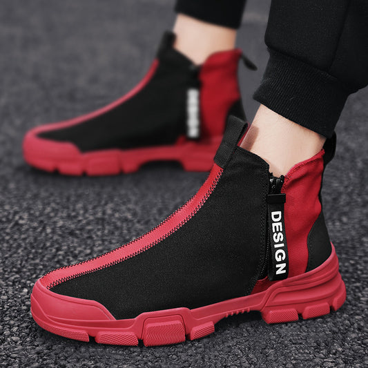 Casual Shoes Flying Woven Breathable Socks Shoes Outdoor Fashion Men's Shoes