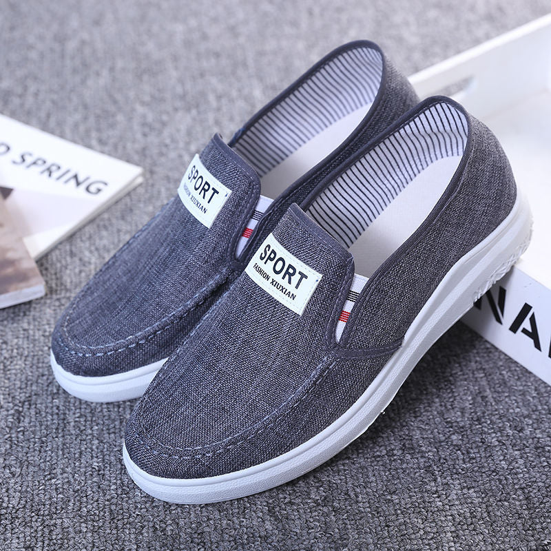 Canvas Shoes Men's Shoes Non Slip Wear Resistant Low Top Sneakers