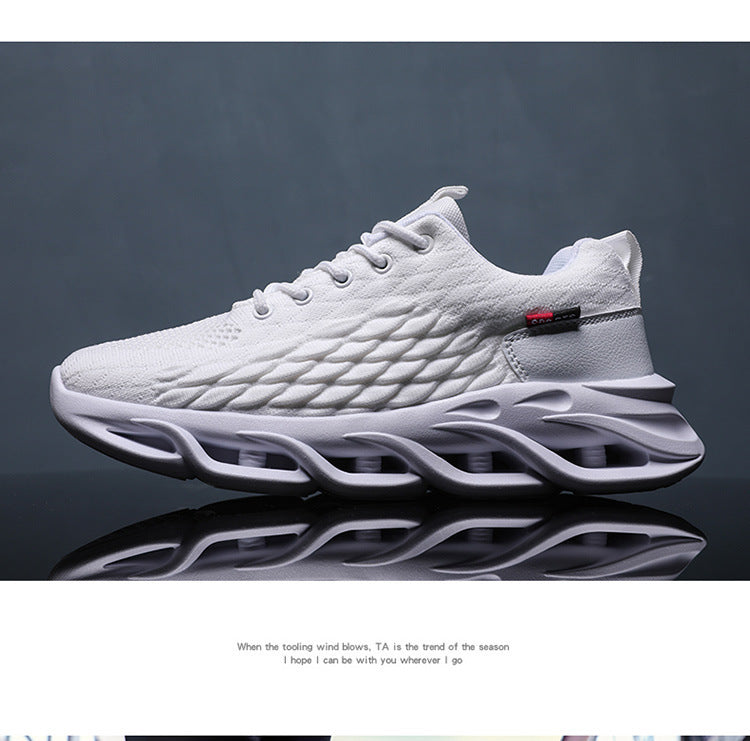 Mesh fly woven breathable blade shoes