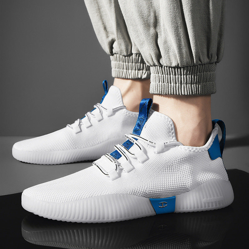 Men's flying woven mesh jelly shoes Product category: sports casual shoes For the season: Summer Applicable gender: male Wearing style: front tie Upper material: mesh Sole Material: Rubber Upper height: low US EUR UK AUS JPN KOR 5.5 37.5 5 5 23.5 241 6 38