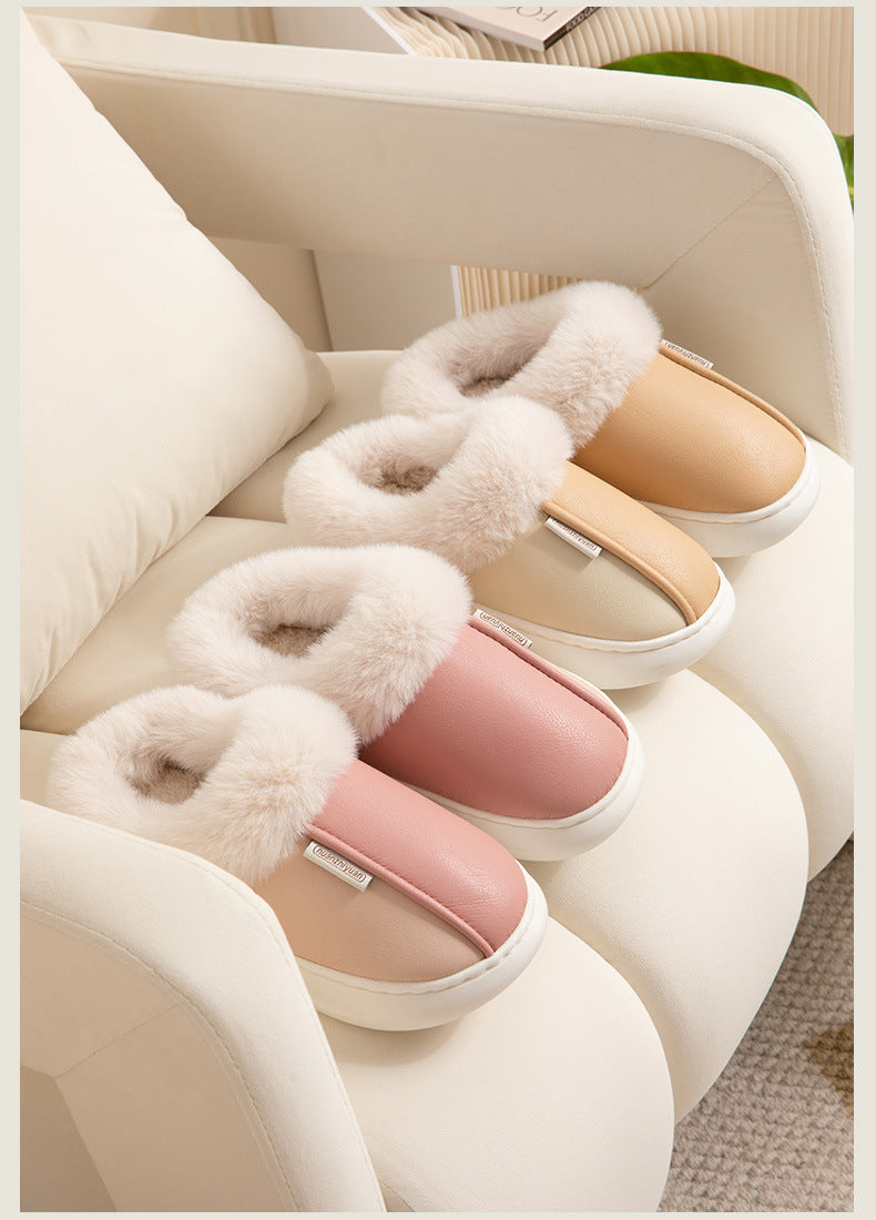 Women's Winter Indoor Non-slip Warm Cotton Slippers