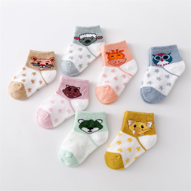 Children's Cute Cartoon Cotton Socks