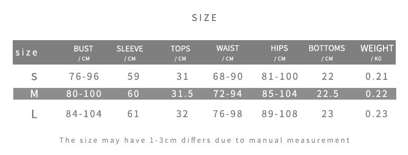 Contrast Color Off-neck Strap T-shirt Shorts Set Product information: Color: Black Pants length: Shorts Size: S,M,L Popular elements: shoulder strap Main fabric composition: Polyester (polyester fiber) Applicable Gender: Female Sleeve length: long sleeve