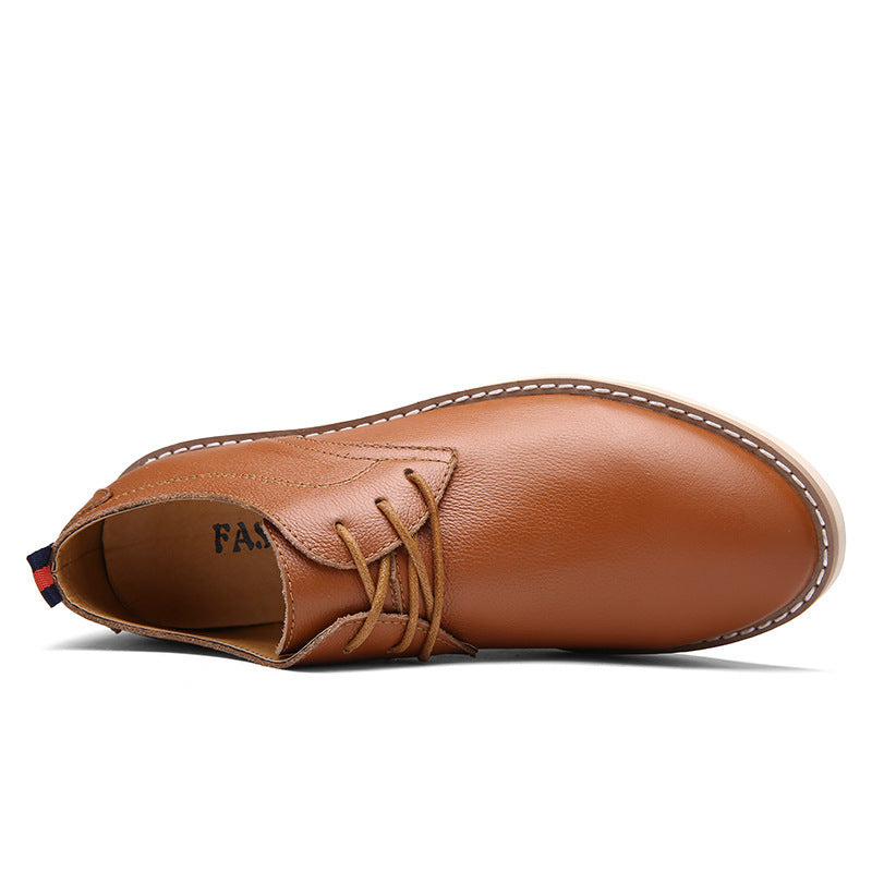 Men's leather shoes casual shoes